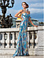  Sheath/Column Sweetheart Floor-length Sequined Evening Dress With Split Front
