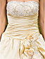  Ball Gown Strapless Floor-length Taffeta Evening Dress