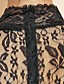  TS High Neck Lace Slim Dress