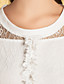 TS VINTAGE Perspective Lace Ruffle Hem Dress