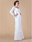 NASTYA - Vestido de Damas em Chifon com Xale