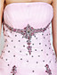  Ball Gown Strapless Floor-length Organza Evening Dress