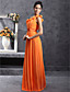  YOGITA - Kleid für Hochzeitsfeier und Brautjungfer aus Chiffon und Satin