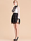  TS VINTAGE Shirt Top Ruffle Front Beads Flower Ball Dress