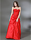  A-line Sweetheart Floor-length Taffeta Evening/Prom Dress