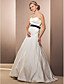  A-line Sweetheart Floor-length Taffeta Wedding Dress