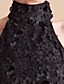  TS Halter Handmade 3D Floral Decor Bodycon Jersey Dress