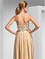  schede / kolom sweetheart vloer-length chiffon avondjurk