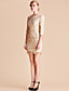  TS High End handgemaakte kralen Kant Half Sleeve Dress