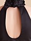  TS Halter Handmade 3D Floral Decor Bodycon Jersey Dress