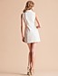  TS Handmade Beads Collar Sleeveless Sheath Dress