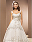  Ball Gown Sweetheart Chapel Train Tulle Wedding Dress