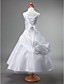  Ball Gown Jewel Ankle-length Taffeta Flower Girl Dress