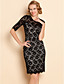  TS élastique robe sexy dentelle Backless
