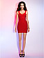  Sheath/Column V-neck Sleeveless Short/Mini Bandage Dress