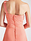  Empire One Shoulder Sleeveless Floor-length Chiffon Wedding Party/Evening Dress