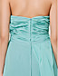  Mantel / Spalte Schatz knielangen Chiffon Kleid Brautjungfer