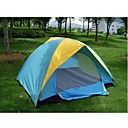 3 personnes, double couche extérieure 24 tente de camping tente ronde portable léger (à partir de 10