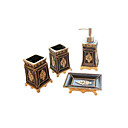 5 PC Bathroom Accessory Set/Soap Dish + More (YSYP016) (Start From 10 Units)-Free Shipping