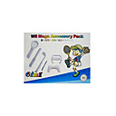 Wii 6 in 1 accessaries Sport Strap Remote-PACK Set (gm233)