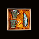jolie tasses et soucoupes en jeu de 2 (à partir de 10 unités)-Livraison gratuite