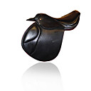 Close Contact Man-Made Leather Black Horse Saddle(MS027)