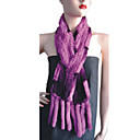 Rabbit Ruffle Muffler & Scarf-Teal (HSC-011) (Start From 50 Units)-Free Shipping