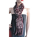 Rex Rabbit Fur Scarf - Rosette (HSC-008) (Start From 50 Units)-Free Shipping