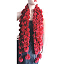 mooie konijn haar boa shawl sjaal bal pom poms wrap HSC-002 (vanaf 50 stuks) gratis verzending