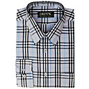 Top Grade Men's Long Sleeve Twill Wrinkle Dress Shirt (QRJ012-3) -Free Shipping by Air Mail