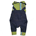 Hund Kleidung, Fleece-T-Shirt Top mit Jean-Overalls (bv049)