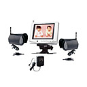 5-inch Wireless Baby Monitor With Two Wireless Night Vision CCD Cameras
