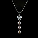 Sterling Silver Lavender AA FW Pearl Pendant Necklace (LQS015) (Start from 6 units) Free shipping