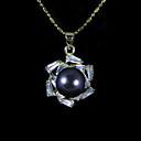 moda dourados pérola negra fw aa colar pendente lqs031