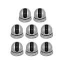 8 x 1 / 4 de pulgada fuerte cámaras domo ccd cable con adaptador de CA (szq293) (inicio de 8 unidades)