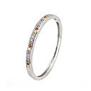Multi Color Cubic Zirconia Bracelet - CZ Bracelet WYX4-0011 (SZY194)