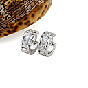 Charming Platinum Cubic Zirconia Stud Earring - CZ Earring 80828-17 (SZY426)