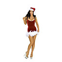 santa kostuum sexy en schattig santa minirok set (sdq302)