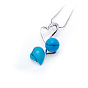 Miss Turquoise Pendant-Sterling Silver Necklace 3325 (SZY796)