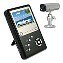 2.5" TFT 2.4GHZ Four Channel MP4 DVR Baby Monitor Kit with Li-battery wireless Camera(SZQ390)