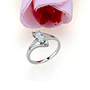Elegant Diamond Ring - Cubic Zirconia Ring 81012 - 64 (SZY847)