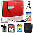 FUJIFILM Fuji FinePix Z20fd 10.0mp Digitalkamera mit 2,5-Zoll-LCD-2 GB SD + Akku 6-Bonus (szw594)