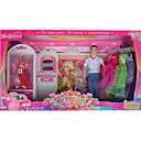 Barbie Couple with Clothing and Furnitures