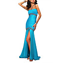gaine / colonne halter-parole longueur chiffon tenue de soirée / robe de bal (gye060)