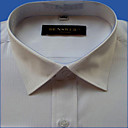 punto colletto della camicia di cotone senza maniche economico / camicia (mcs002)