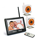 7-Inch Baby Monitor with 2x Night Vision Cartoon Camera