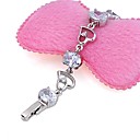 plaqué rhodium élégant bracelet-cz zircon cubique bracelet 90307-15 (szy1656)