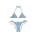 Hot Popular Blue Two Piece Bikini Swimwear Swimsuit, Size M, L, XL (KFP002)