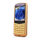 TT-V2 Dual Card Quad band TV Function Cell Phone Gold&Black  (SZR692)