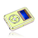4gb mini mp3 players com alto-falante de luz verde (szm196)